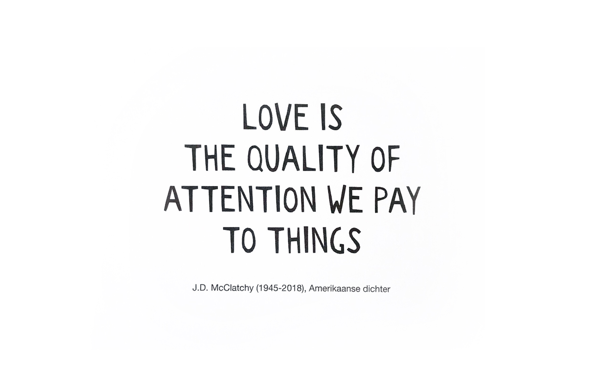 quote love is attention
