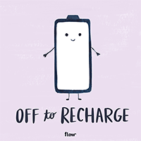Off to recharge